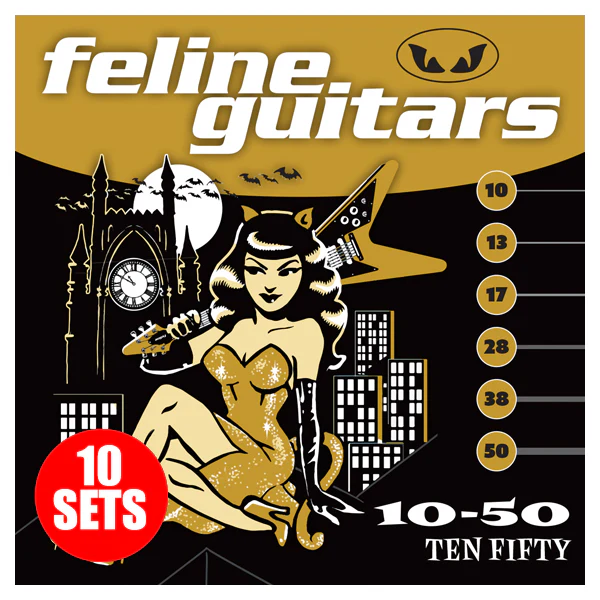 Feline Guitar Strings 10-50 Ten Fifty - Image 3