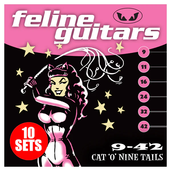 Feline Guitar Strings 9-42 Cat 'O' Nine Tails - Image 3