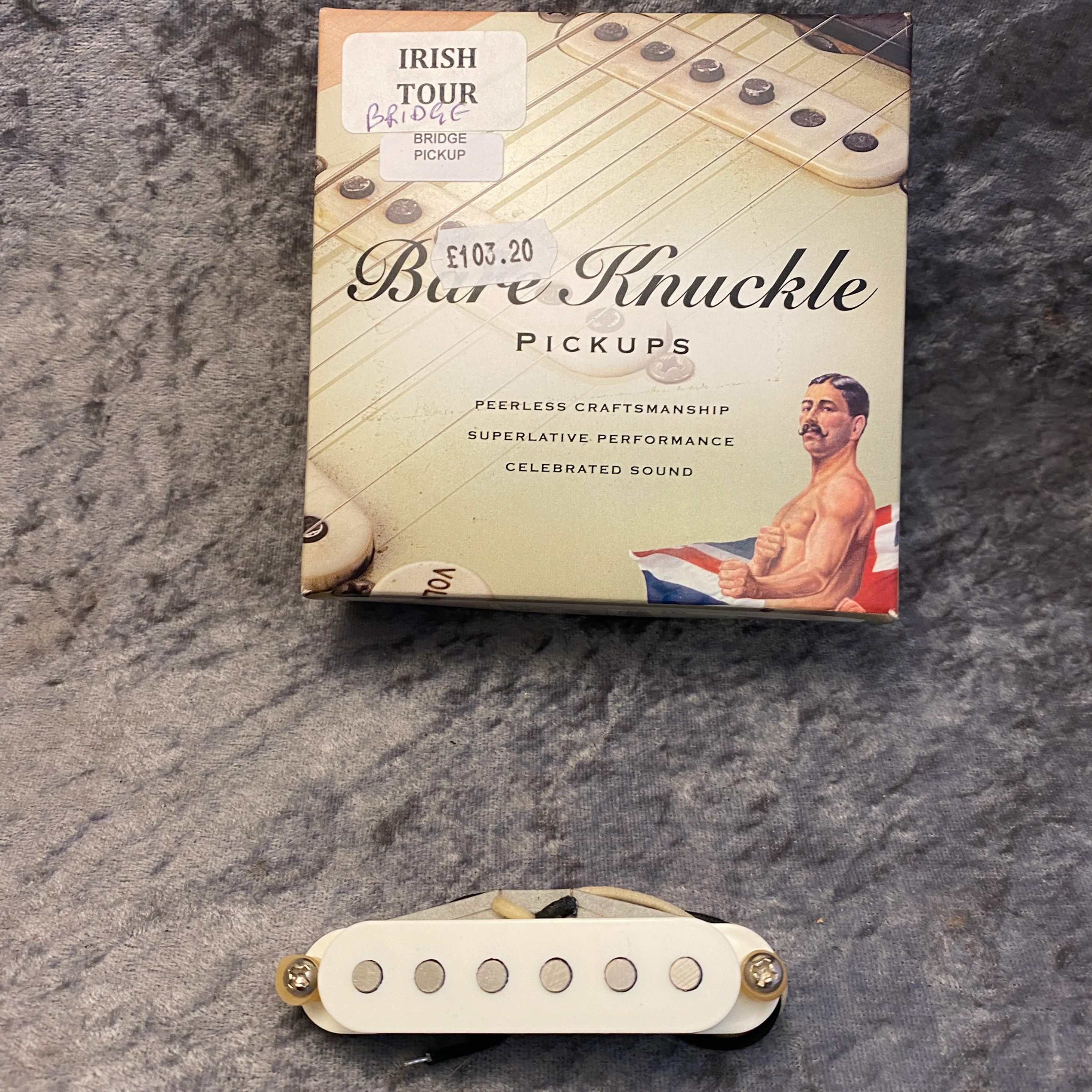 BARE KNUCKLE IRISH TOUR Bridge Pickup with baseplate - Image 3