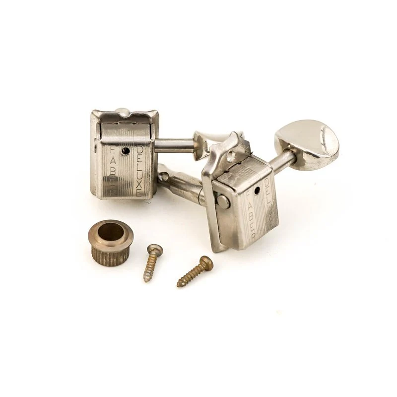 Faber FKT6L-NG Kluson 6 in line tuners with vintage push in bushing - Image 5