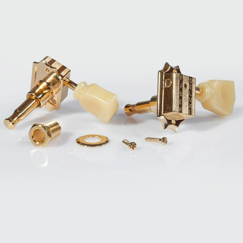 Faber Kluson Keystone Style 3+3 tuners with tulip button and bolt bushing - Image 12