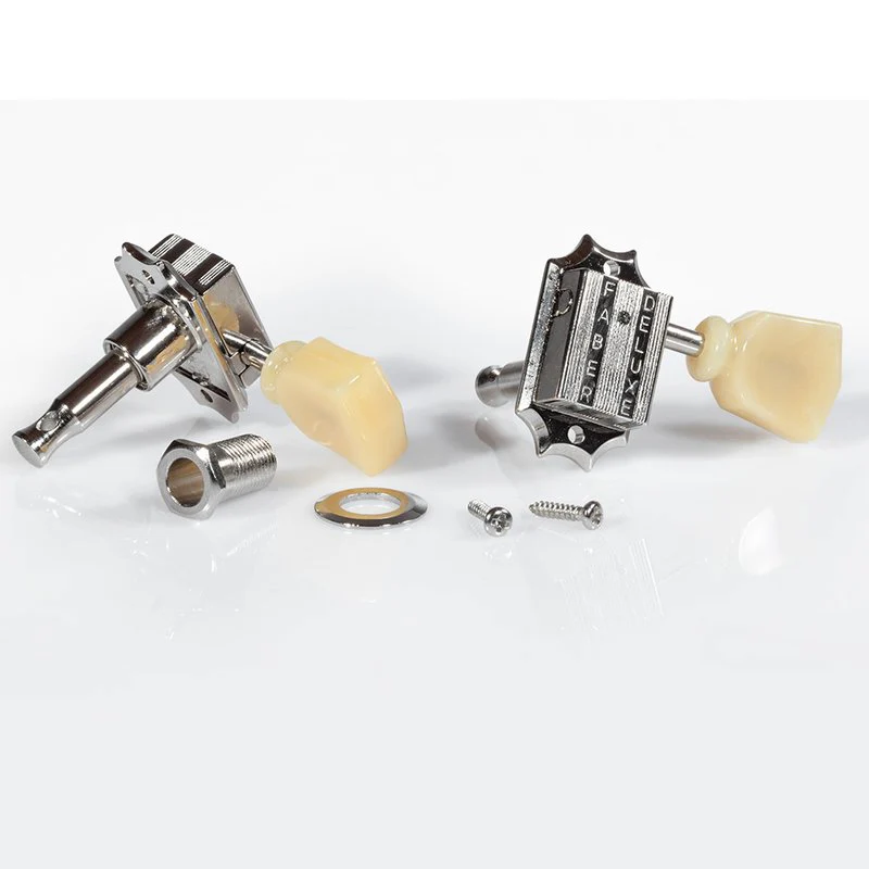 Faber Kluson Keystone Style 3+3 tuners with tulip button and bolt bushing - Image 4