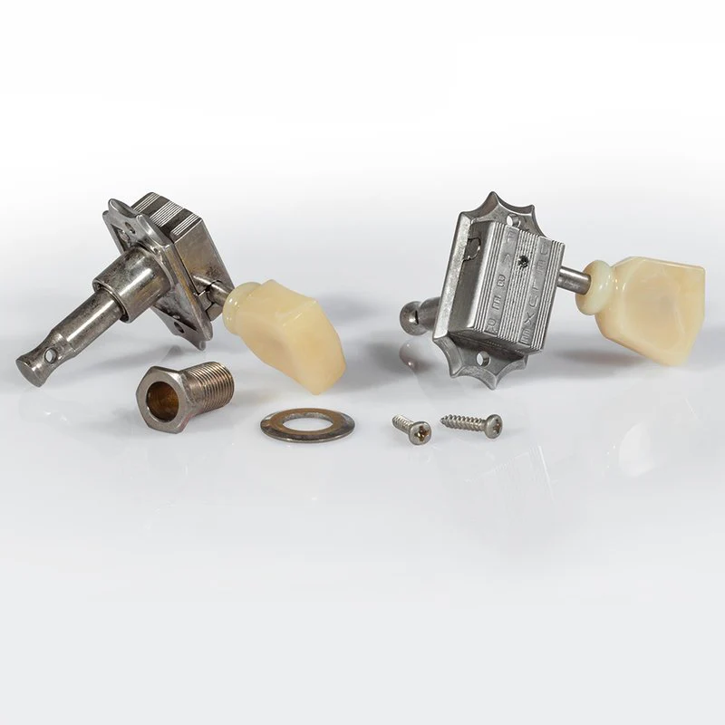 Faber Kluson Keystone Style 3+3 tuners with tulip button and bolt bushing - Image 6