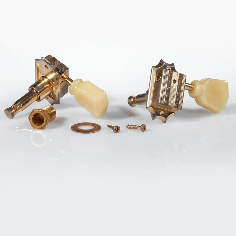 Faber Kluson Keystone Style 3+3 tuners with tulip button and bolt bushing - Image 9