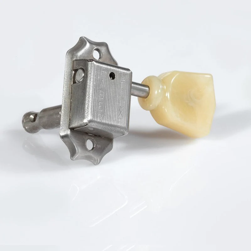 Faber Kluson Keystone Style 3+3 tuners with tulip button and push in bushing - Image 4