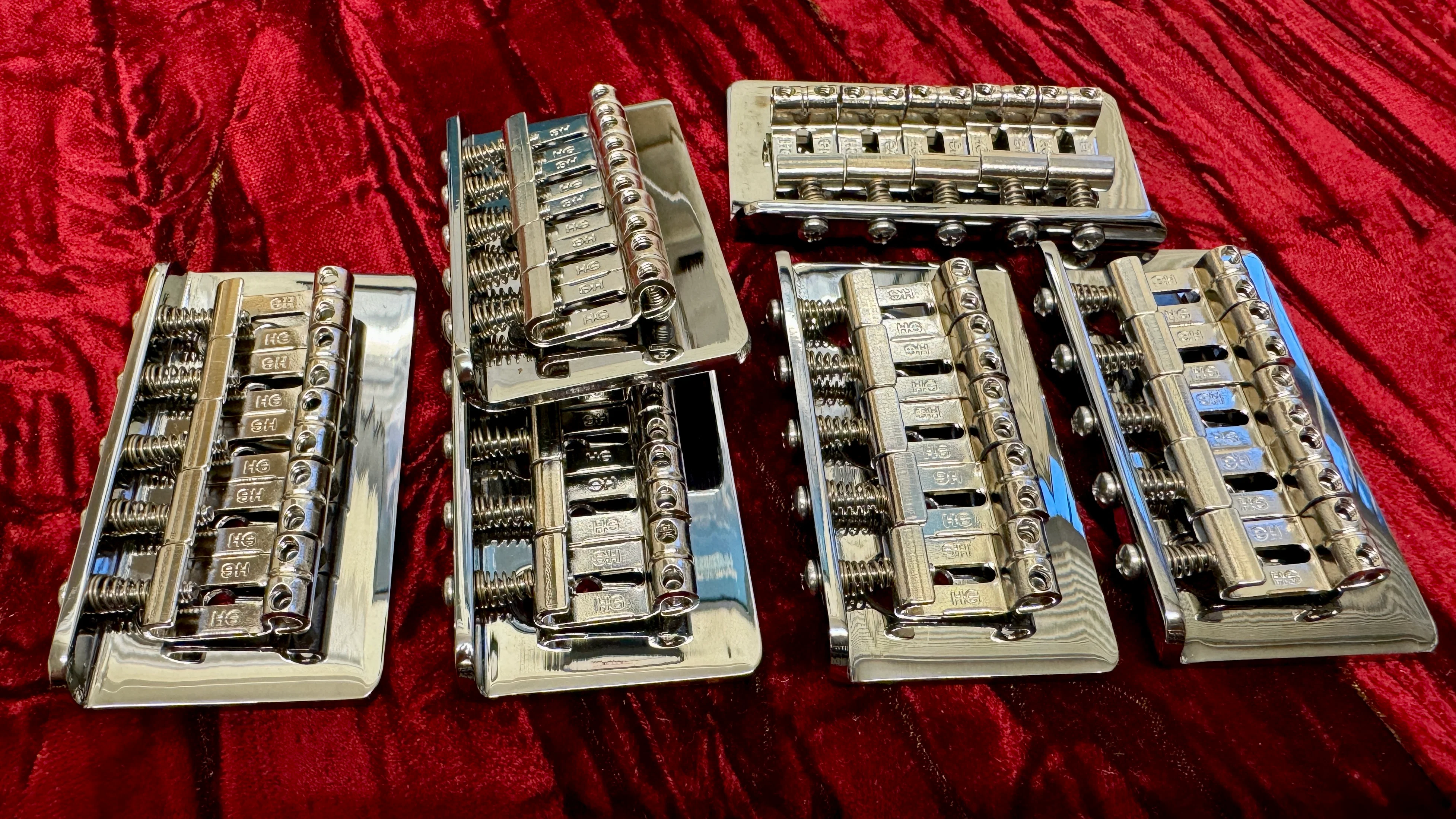 Fatcat 5 string Hardtail guitar bridge (Open G guitar)Highwood saddles - Image 10