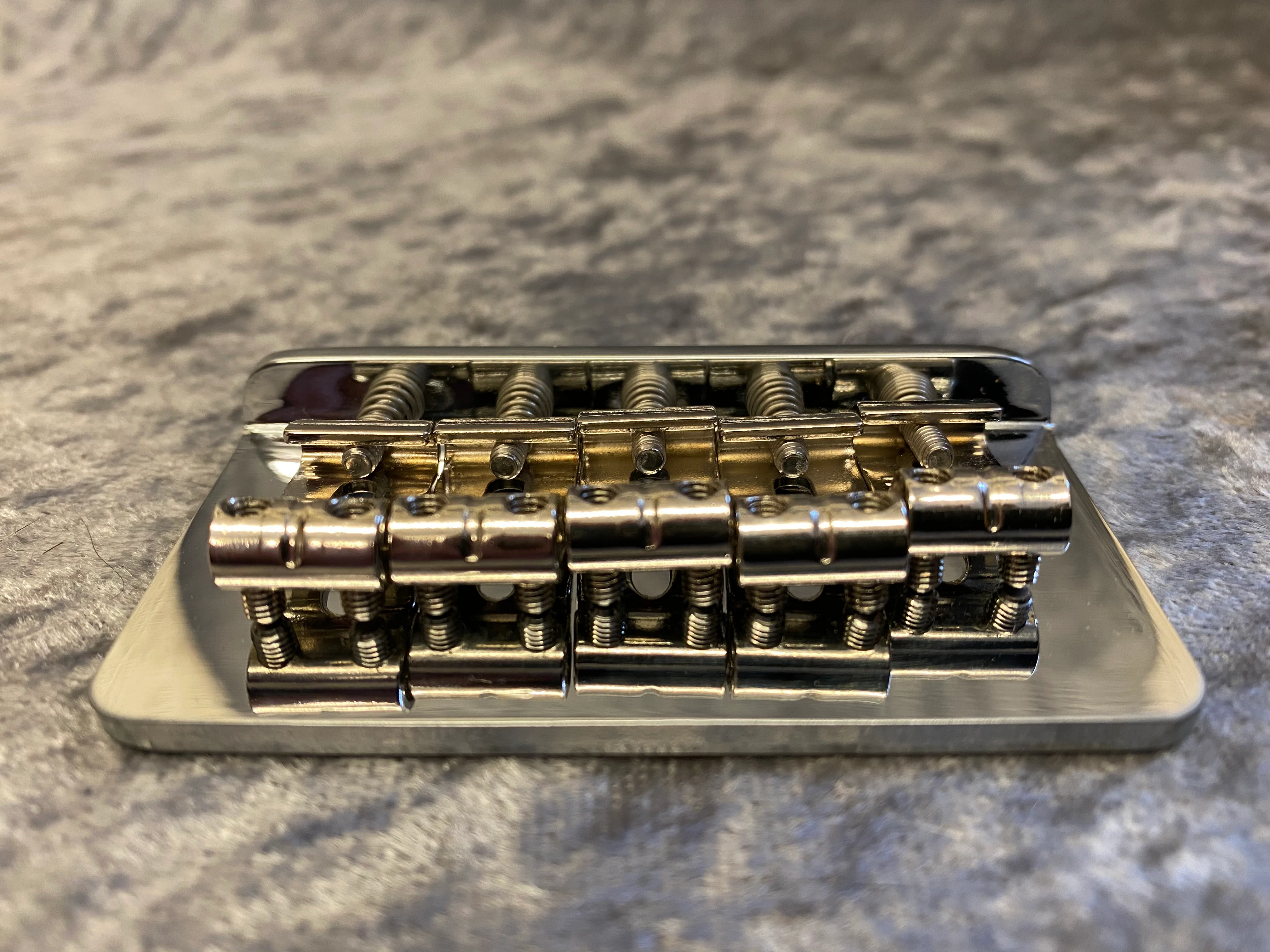 Fatcat 5 string Hardtail guitar bridge (Open G guitar)Highwood saddles - Image 4