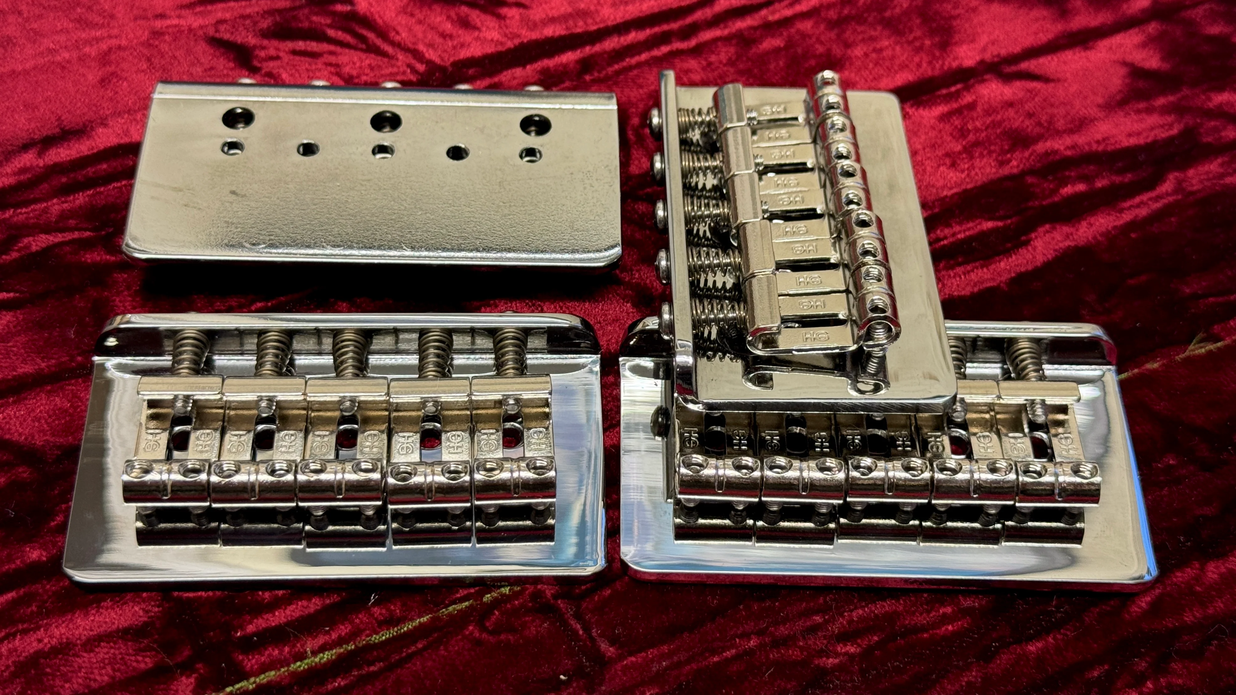 Fatcat 5 string Hardtail guitar bridge (Open G guitar)Highwood saddles - Image 7