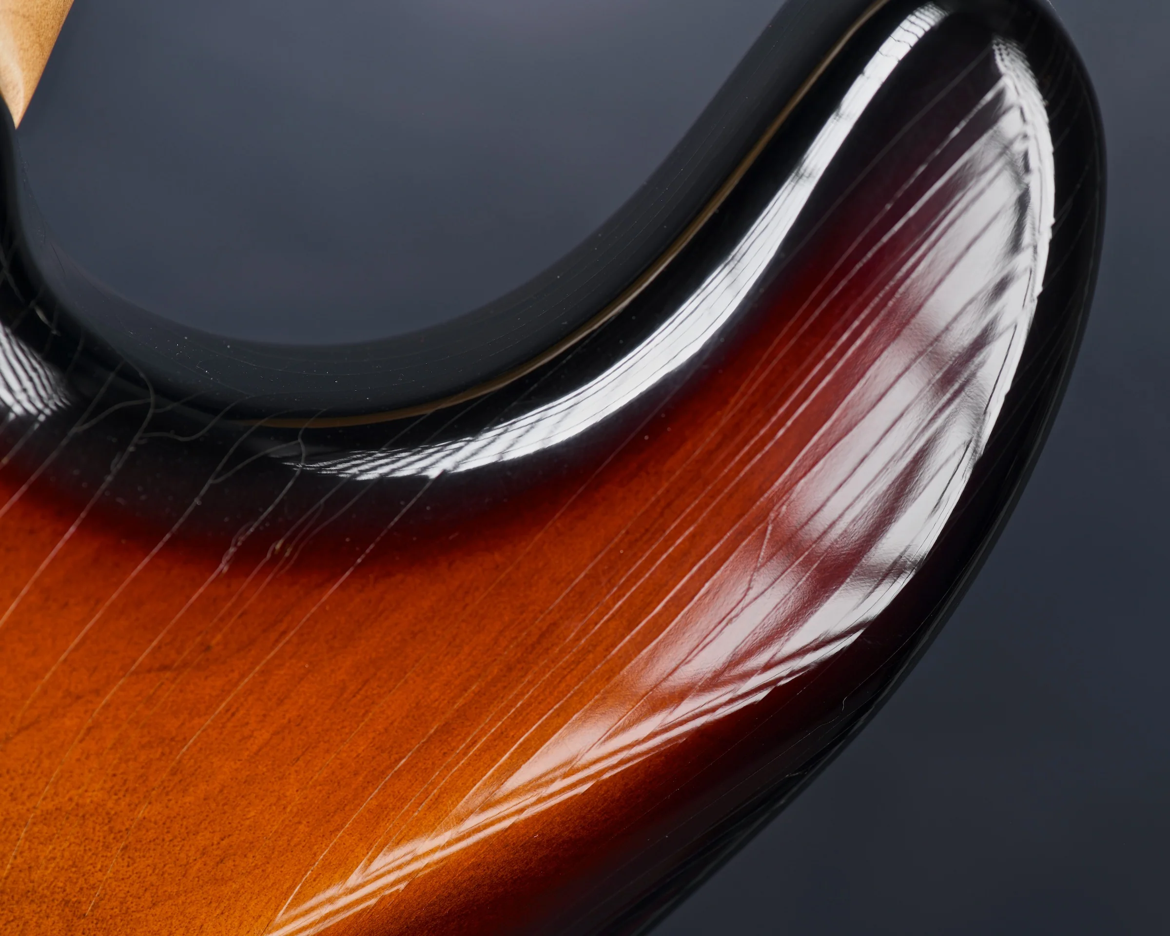 Feline alder S-type roasted maple neck relic sunburst - Image 13