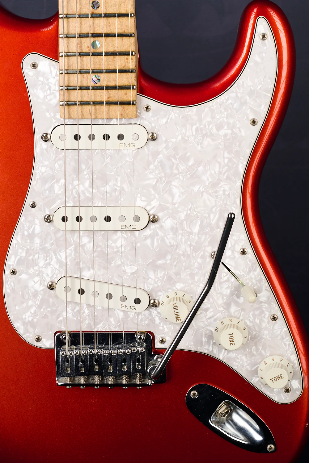 Feline RED STRAT (GILMOUR PULSE INSPIRED) - SECONDHAND - Image 10