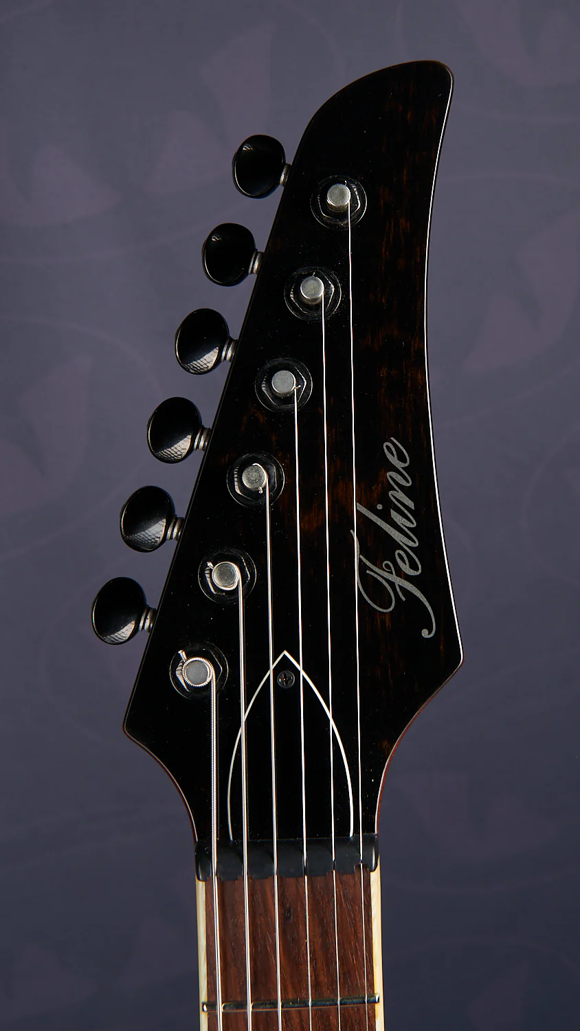 Feline Tabby Bobcat mahogany & flame maple - Image 11