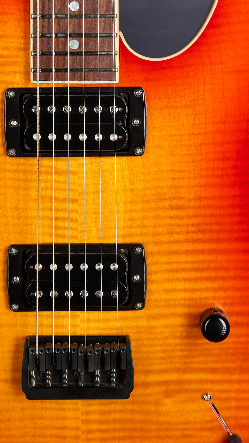 Feline Tabby Bobcat mahogany & flame maple - Image 9